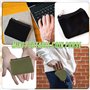 TRKETK 2 Pièces Petits Portefeuilles Mini Porte Monnaie Portable Porte Monnaie Unisexe en Toile avec Fermeture éclair pour Carte