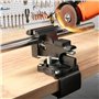 ZTUKOMN Étau de table rotatif à 270° - Envergure de 110 mm - 2 en 1 - Multifonction - Haute performance - Noir