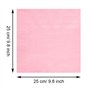 TRKETK 60 Pièces Serviettes en Papier Multicolores, Serviettes en Papier de Fête Serviettes Carrées Serviettes en Papier Arc-en-