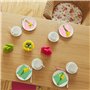 TRKETK 60 Pièces Serviettes en Papier Multicolores, Serviettes en Papier de Fête Serviettes Carrées Serviettes en Papier Arc-en-