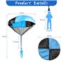 BLUESEABUY Main Lancer Parachute Jouet Set Paquet de 10 Jouets de Parachute Main Lancer Parachute Jouet Set Jeux Exterieur Jouet