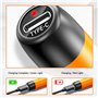 NathrBTV Fer à souder sans fil avec écran LCD Fer à souder rechargeable par USB Température réglable Avec trois pannes de soudur