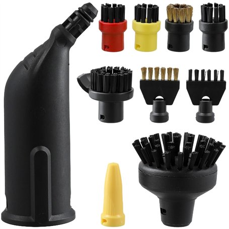 NathrBTV Lot de 10 Accessoires pour Karcher Nettoyeur Vapeur