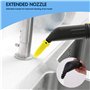 NathrBTV Lot de 10 Accessoires pour Karcher Nettoyeur Vapeur,Brosse Ronde Buse de Nettoyage Brosse à Interstices Brosse à Coutea