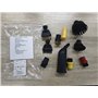 NathrBTV Lot de 10 Accessoires pour Karcher Nettoyeur Vapeur,Brosse Ronde Buse de Nettoyage Brosse à Interstices Brosse à Coutea