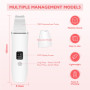 MINSHUXI Nettoyeur de Peau Ultrasonique Épurateur de Peau à Ultrasons Point Noir Extracteur Skin Scrubber avec 4 Modes USB Recha
