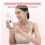 MINSHUXI Nettoyeur de Peau Ultrasonique Épurateur de Peau à Ultrasons Point Noir Extracteur Skin Scrubber avec 4 Modes USB Recha