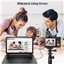 Appareil Photo Numérique 56MP 4K Compact Caméra Zoom Numérique 20X Digital Camera avec Carte de 32 Go pour Étudiant Adulte Début