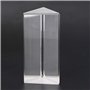 K9 30 × 30 × 60mm Prisme Triangulaire en Verre Optique pour l'enseignement du Spectre de la Lumière ou Un