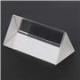 K9 30 × 30 × 60mm Prisme Triangulaire en Verre Optique pour l'enseignement du Spectre de la Lumière ou Un