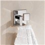 HomeT Crochets Pour Serviettes avec Auto-Adhesif,cier Inoxydable Crochet Pour Peignoir Chromé, Sans Vis