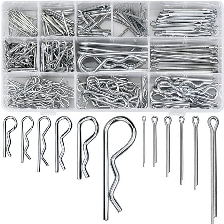 250 Pcs Goupilles Fendues Acier Inoxydable