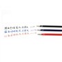 10pcs 0.5mm gel encre stylo à bille plomb Noir Bleu Rouge papeterie puissance bleu