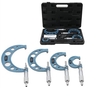 ECUTEE Micromètre Lot de 4 vis de mesure 0-25 mm