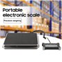 CDZHLTG Balance Postale Numérique 200 kg, 440 lb Plateforme de Pesage de Colis avec Fonction Hold/Tare, Balance dexpédition avec