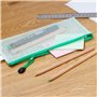 20Pcs Trousses à Crayons, Sac Zippé Multifonctionnel Sac de Voyage Poche-Crayon pour Voyage, Bureau et École (Cinq couleurs)
