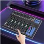 Table De Mixage Professionnelle Console Audio 7 Canaux Table De Mixage Professionnelle Table De Mixage Audio 7 Canaux Pour Réuni