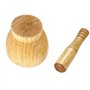 DEWIN Mortier Pilon, Pilon Mortier Mortiers et Pilons Cuisine Main Manuel Bois Ail Gingembre épices Mortier Pilon Ensemble Broye