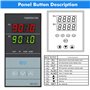 Jadeshay thermostat Régulateur de température numérique -199 - 1300℃ Thermostat de sortie du relais SSR du contrôleur de thermos