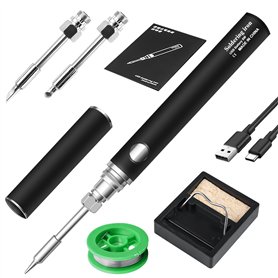 Kit de fer à souder avec batterie USB avec 3 températures réglables de 330 ℃ à 450 ℃