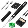 Kit de fer à souder avec batterie USB avec 3 températures réglables de 330 ℃ à 450 ℃