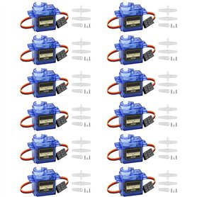 Lot de 12 mini servomoteurs 9G pour Arduino