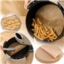 Lot de 200 feuilles de cuisson rondes : Ø 28 cm, papier sulfurisé rond résistant à la chaleur, film de cuisson permanent rond po