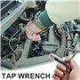 2PCS Clé à Taraud Réglable Avec, Clé à Filetage à Poignée en T, Clé pour Porte-Taraud à Poignée en T, Porte-Taraud Accessoires d