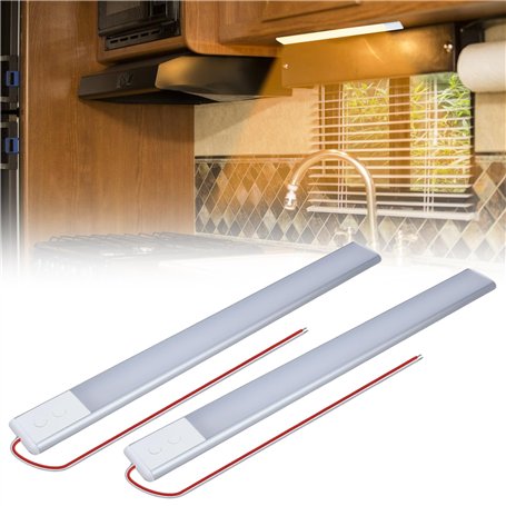 2Pcs Barre de Lumière Intérieure à LED