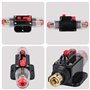 Vaileal Lot de 2 porte-fusibles de voiture 30 A : porte-fusible automatique 12 V 24 V, disjoncteur de voiture avec réinitialisat