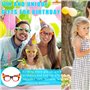 Lot de 12 blocs de construction : ensemble de lunettes, lunettes de fête drôles avec blocs de bricolage, verres de construction,