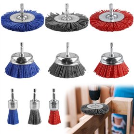 Lot de 9 brosses à pot en fil de nylon