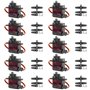 10pcs Servo Moteur Engrenage Métal Engrenages : Servo MG90S Micro Servo Moteur Compatible avec Arduino