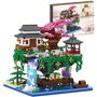 CIJINAY Piscine de Fleurs de pêcher Architecture Maquette Set de Construction