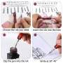 XCSJ 10 Pcs Porte Stylos Manga Calligraphie Stylos de Calligraphie Kit Manga avec 1 Porte Stylos et 9 Plumes, Porte Stylos Dip C
