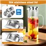 bouteille d'eau en verre transparent