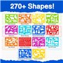 Mimtom Kit de Pochoirs à Dessiner pour Enfants | Kit de 51 Pochoirs Arts Plastiques avec plus de 240 Formes Inspirantes pour Lib