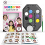 Snazaroo 1180137 Fantasy Kit de maquillage 8 couleurs à base d'eau pour le visage et le corps avec éponge