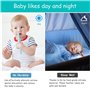 Anneau de dentition pour bébé, tube de dentition en silicone, jouet sensoriel à mâcher pour bébé, avec 1 brosse de nettoyage
