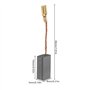 UYUYong 10PCS Balais de Charbon Brosse à Char-bon Moteur Outil électrique Universel Charbon pour Moteur électrique S1M-FF03-100A