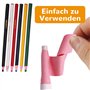 Lot de 6 Crayon Couture, Crayons Craie Couture, Crayons de Coutur Stylo Effaçables pour Dessiner et Marquer, Adaptés au Tissu, C