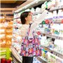 YzmrBdqc Grands sacs de courses réutilisables, Doggies - Pliable - Sac imperméable - Léger - Séchage rapide - Résistant à la déc