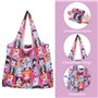 YzmrBdqc Grands sacs de courses réutilisables, Doggies - Pliable - Sac imperméable - Léger - Séchage rapide - Résistant à la déc
