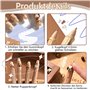 cuhostki Lot de 4 stylos à encre gel effaçables - Stylo roller à encre gel effaçable - Cappuccino ours animal - Marron - Diamètr