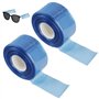 Lot de 400 protections jetables pour lunettes - Protection contre les branches - Pour coiffeur