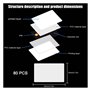 5 x 54 mm - NFC - Blanc - NTAG215 - 504 octets - En plastique PVC - Compatible avec Tagmo et Amiib