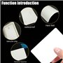 Lot de 80 cartes NFC 215 - 85,5 x 54 mm - NFC - Blanc - NTAG215 - 504 octets - En plastique PVC - Compatible avec Tagmo et Amiib