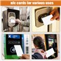 Lot de 80 cartes NFC 215 - 85,5 x 54 mm - NFC - Blanc - NTAG215 - 504 octets - En plastique PVC - Compatible avec Tagmo et Amiib