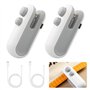 Sporgo Lot de 2 mini soudeuses à film : rechargeables 2 en 1 pour snacks
