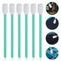 Nizirioo Lot de 100 bâtonnets de nettoyage pour soins bucco-dentaires en microfibre stérile et sans poussière pour appareil phot